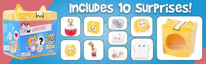 Produktbild Lankybox Giant Foxy Mystery Box Foxy Mystery Box with 10 Exciting Toys to Discover inside, Officiall