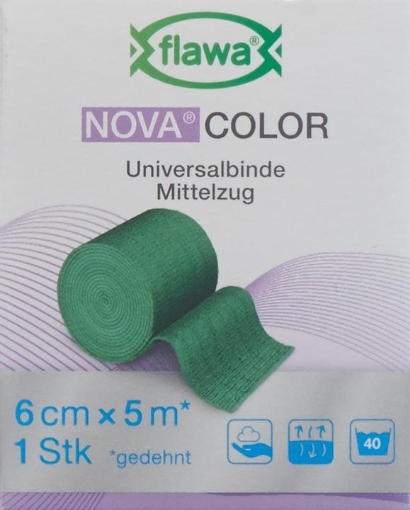 Actual product image Flawa Ideal bandage 6cmx5m green