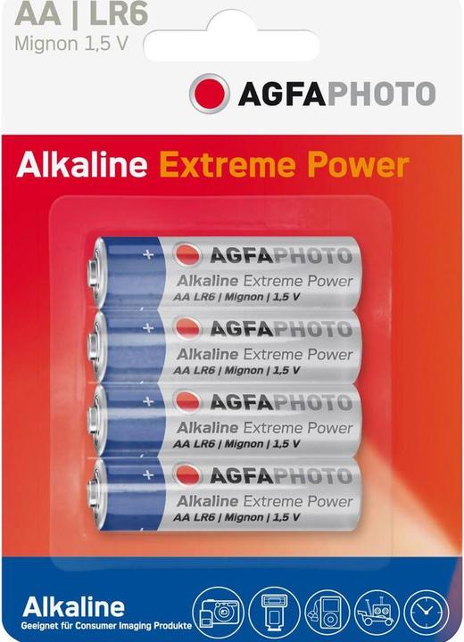 Produktbild AGFAPHOTO Alkaline (4 Stk., AA)