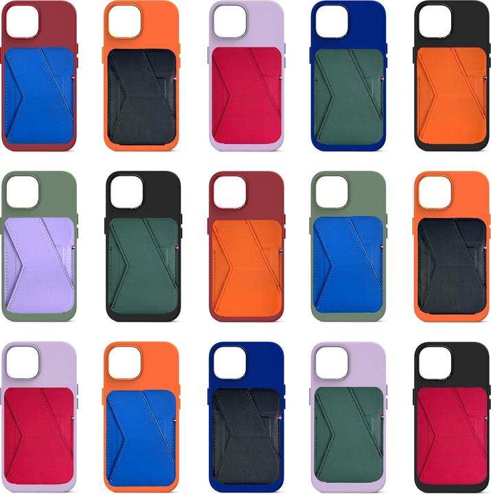 Produktbild Decoded Silicone MagSafe Card Stand Sleeve Sage Leaf