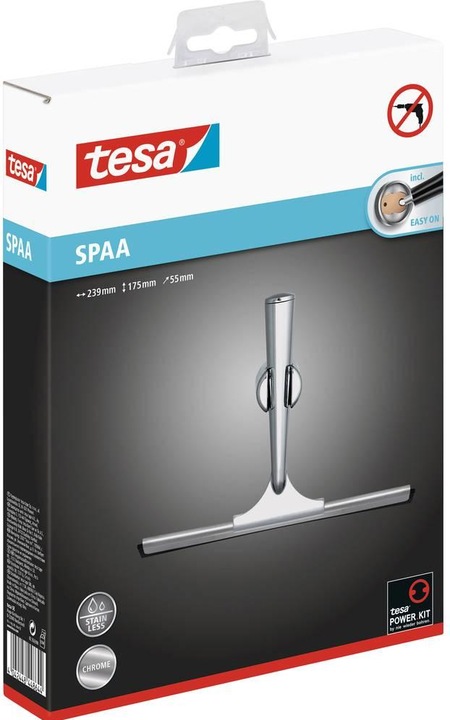 Produktbild tesa SPAA Duschabzieher inkl. Klebelösung ohne Bohren