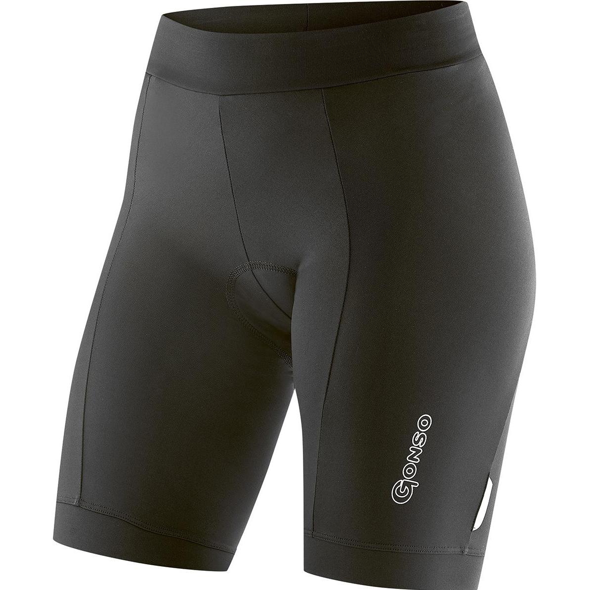 Gonso, Damen, Velohosen, Lisa V2 Radhose (48), Schwarz, 48