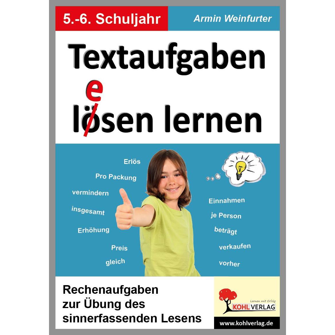 Textaufgaben l(e)ösen lernen - 5.-6. Schuljahr, Schulbücher von Armin Weinfurter