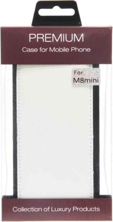 Image du produit OEM Étui à clapet en cuir fin HTC M8 mini - Blanc (HTC One Mini 2)
