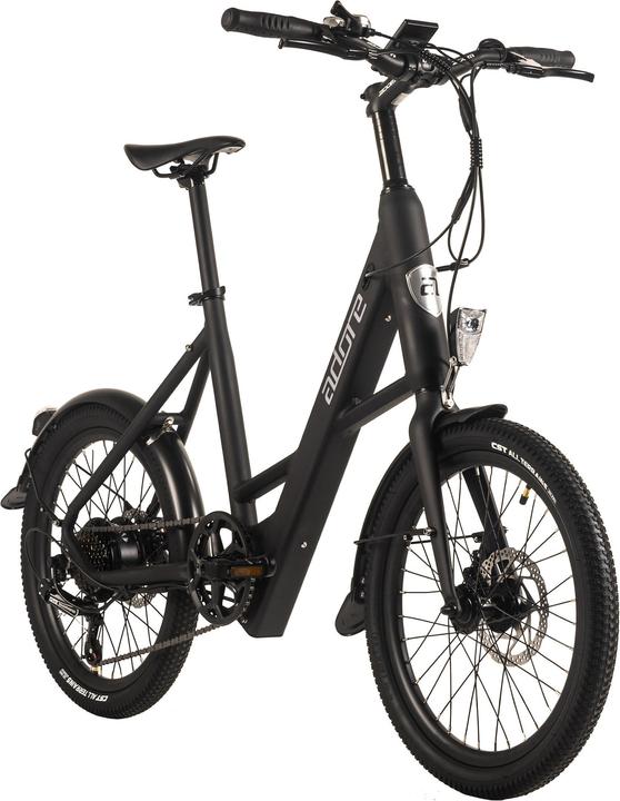 Produktbild Adore E-Citybike 20" Alu Kompaktfahrrad C-200 Compact Bike Heckmotor 45NM / 10,4Ah Schwarz (43 cm)