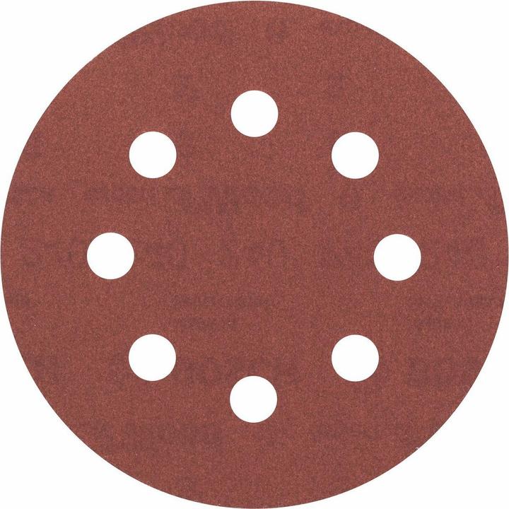 Actual product image Bosch Professional Zubehör Sanding sheet C430, 115 mm, 240, 8 holes, Velcro, pack of 5 (240)