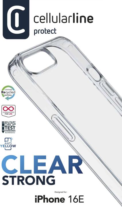 Image du produit Cellularline - Clear Strong Case (Apple iPhone 16e)