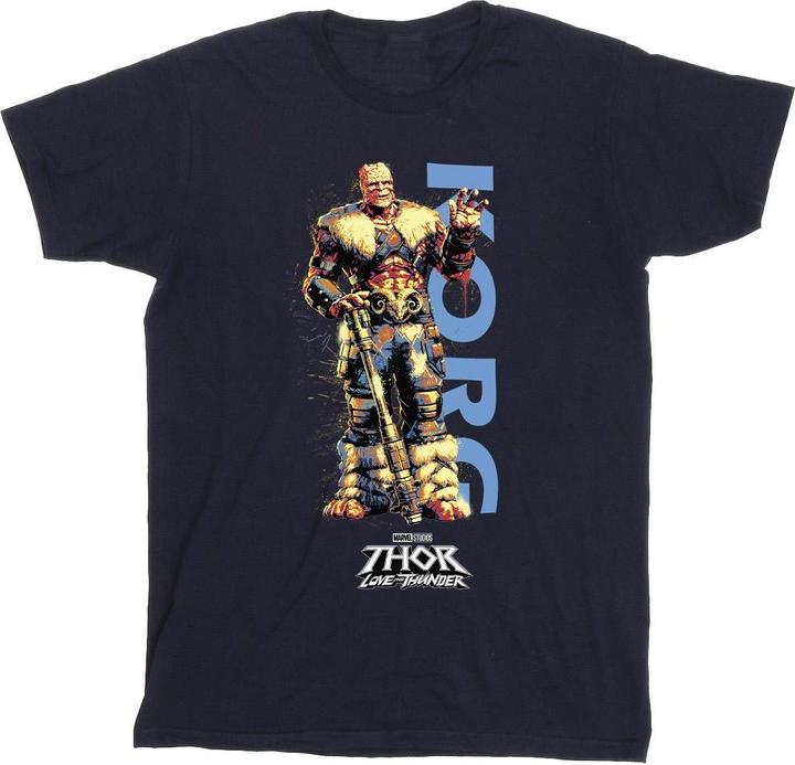 Actual product image Mens Thor Love And Thunder Korg Wave T-Shirt (5XL)