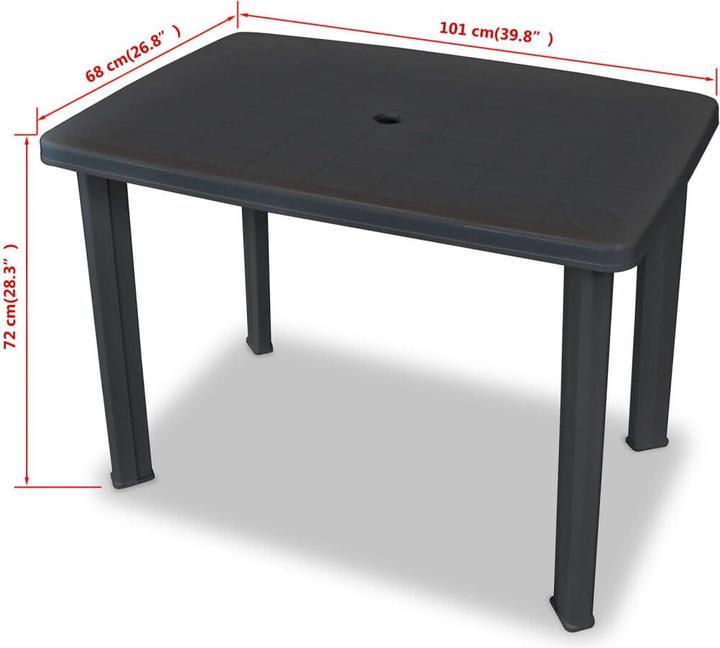 Produktbild vidaXL Garten Essgruppe