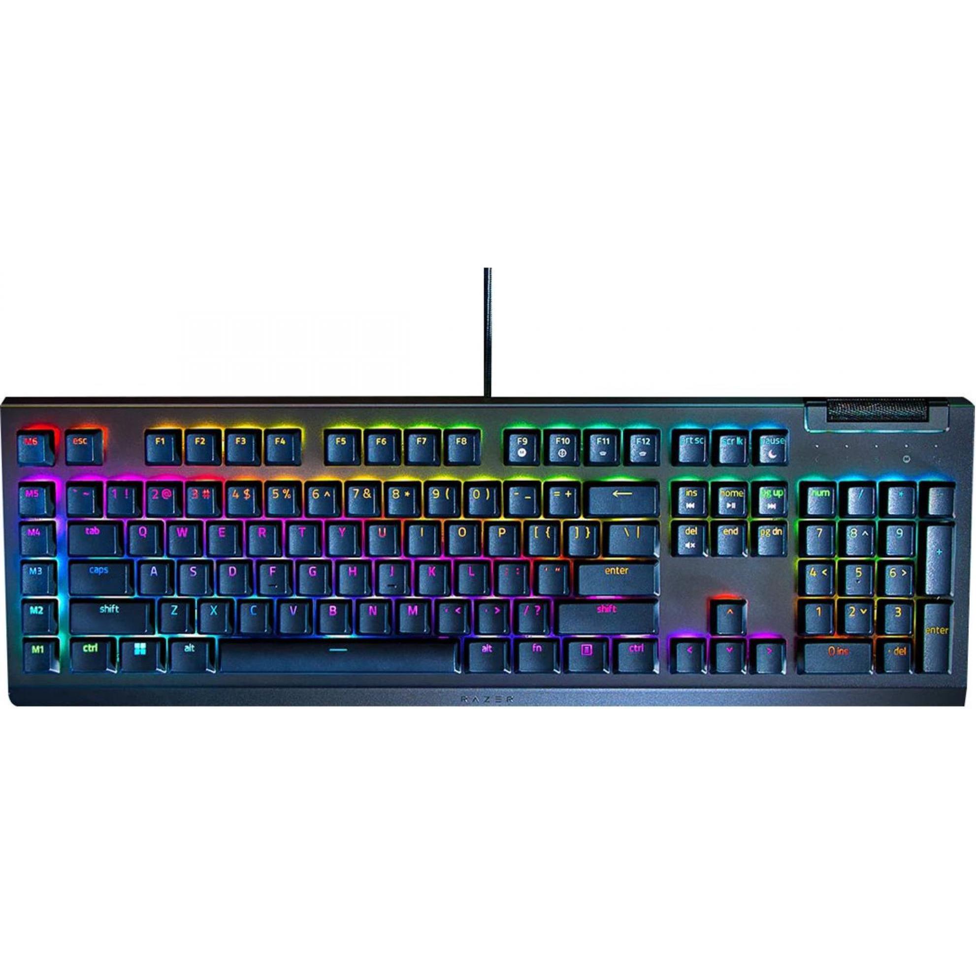 Thumbnail - Razer Blackwidow V4 X (DE, Kabelgebunden), Tastatur, Schwarz