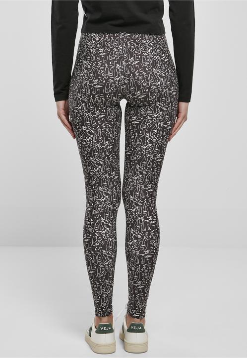 Actual product image Urban Classics Ladies Soft AOP Leggings (S)