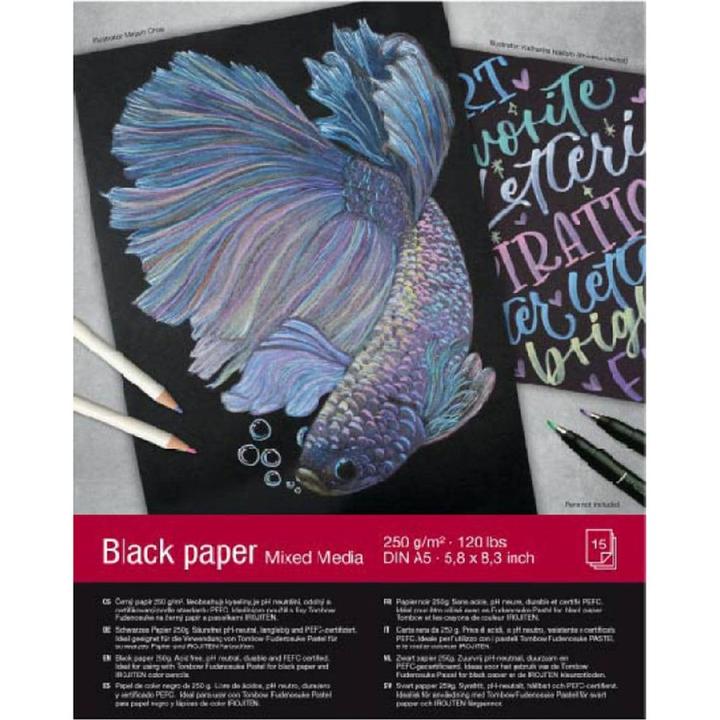 Produktbild Tombow Black Paper (14.8 x 21 cm, Blanko, Kein Einband)
