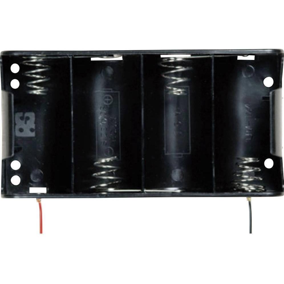 Thumbnail - Takachi Batteriehalter für 4x, Batterie Zubehör, Schwarz