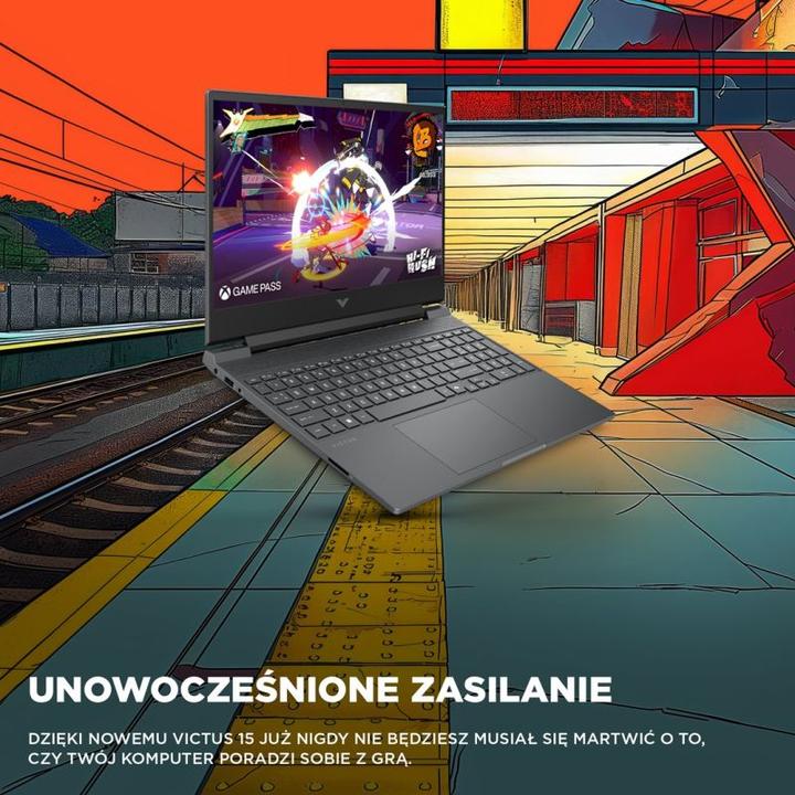 Actual product image HP Victus 15-fb3231nw RTX 4050 (15.60", 512 GB, 16 GB, Eng. Int., AMD Ryzen 7 7445HS)