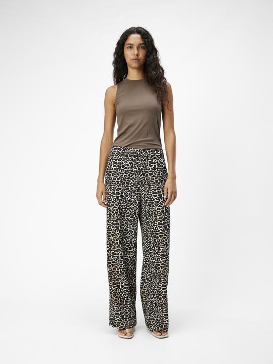 Image du produit Object Pantalon imprimé léopard à jambe large (Bande de fréquences 38 (2600 MHz))