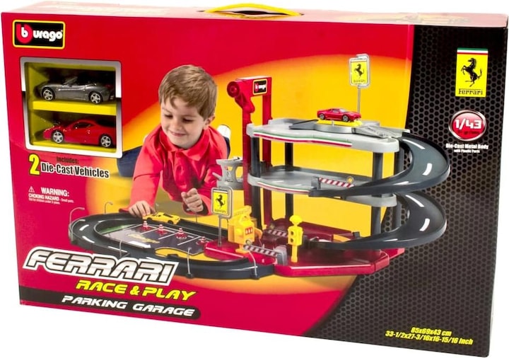 Actual product image Bburago Ferrari parking garage