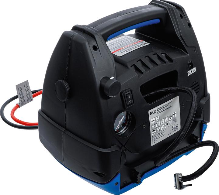 Actual product image BGS Multi-Function Jump Starter & Mobile Power Supply 5-in-1 18 Ah (1250 A, 18000 mAh)