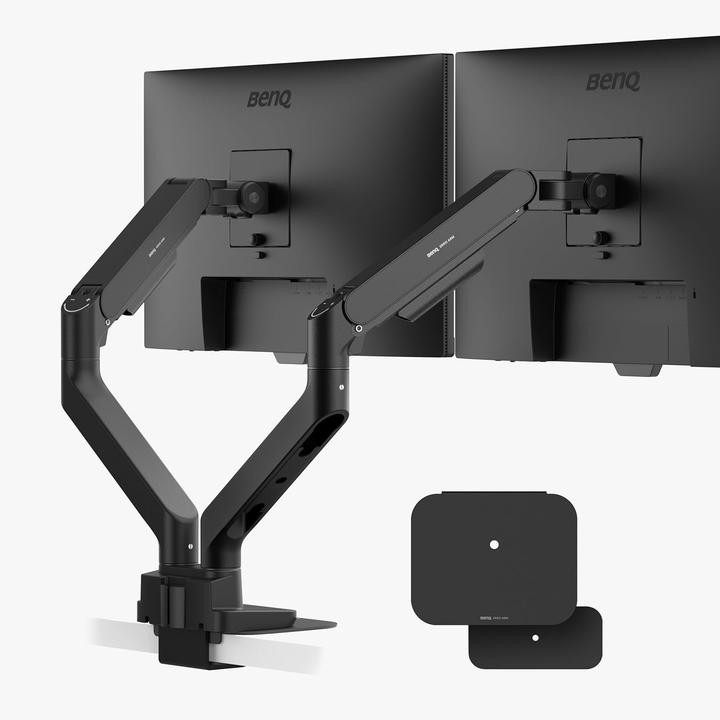 Produktbild BenQ Dual Monitor Arm BDH01 Black (Tisch, 35", 20 kg)