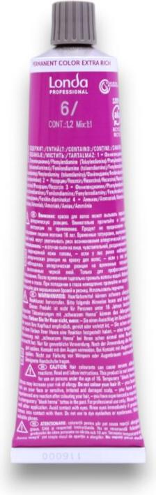 Produktbild Londa Color Extra Rich 6 60ml (6/ dunkelblond natur-warm)