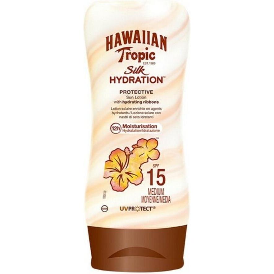 Thumbnail - Hawaiian Tropic, Sonnencreme, Silk Hydration (Sonnencreme, SPF 15, 180 ml, 222 g)
