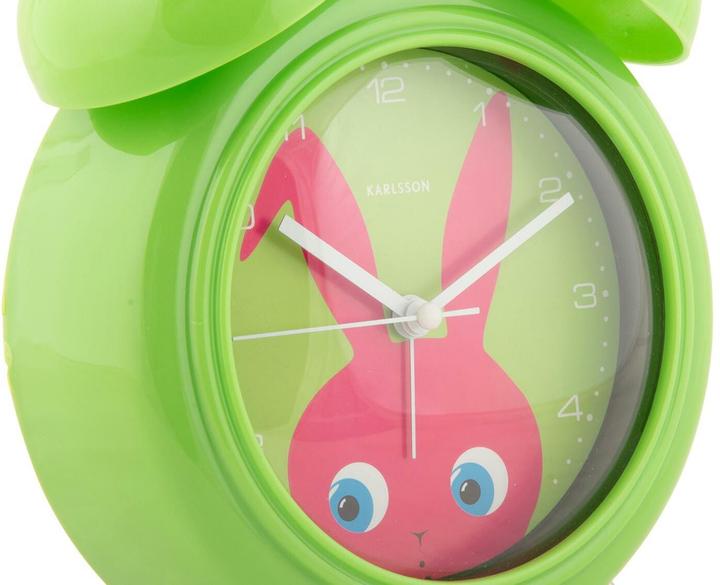 Actual product image Karlsson Wecker Hase Dunkelgrün, Anzeige: Analog, Detailfarbe