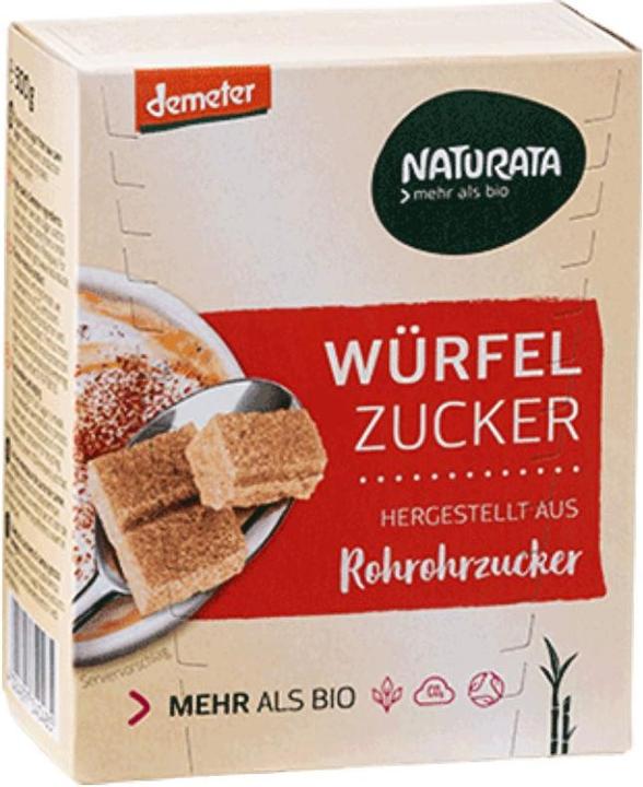 Image du produit Naturata Sucre en morceaux sucre de canne brut biologique (500 g)