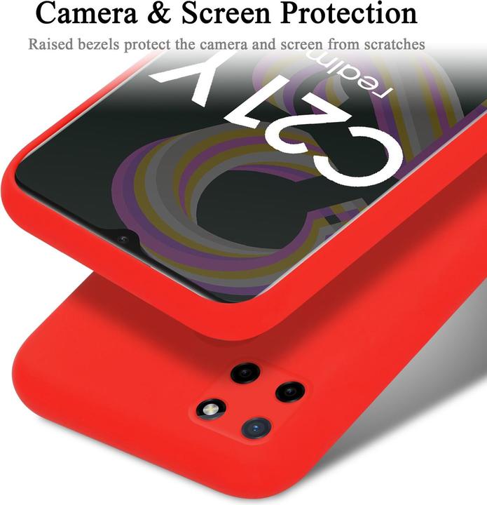 Actual product image Cadorabo TPU Liquid Silicone Case Cover for Realme C21Y / C25Y (Realme C21Y, Realme C25Y)