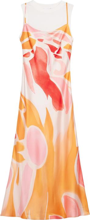 Desigual Orange Polyester Casual Dress (S)