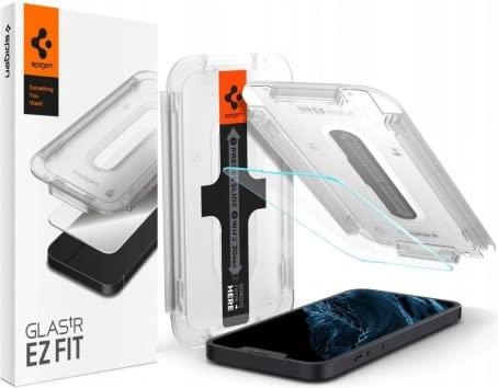 Produktbild Spigen Gehärtetes Glas GLAS.tR ez Passend für Apple iPhone 13 (1 Stück, Apple iPhone 14, Apple iPhone 13, Apple iPhone 16e, Apple iPhone 13 Pro)