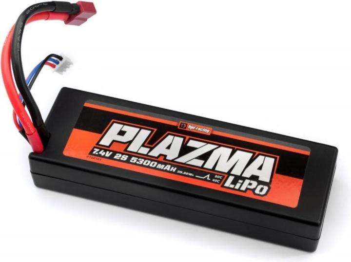 Actual product image HPI Plazma 7.4V 5300mAh 40C LiPo Battery Pack 39.22Wh (7.40 V, 5300 mAh)