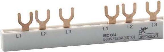 Productafbeelding Doepke Stroomrail 3ph. EV-SG3.9.120 Vorkschoen 120A,9 TE EV-SG3.9.120