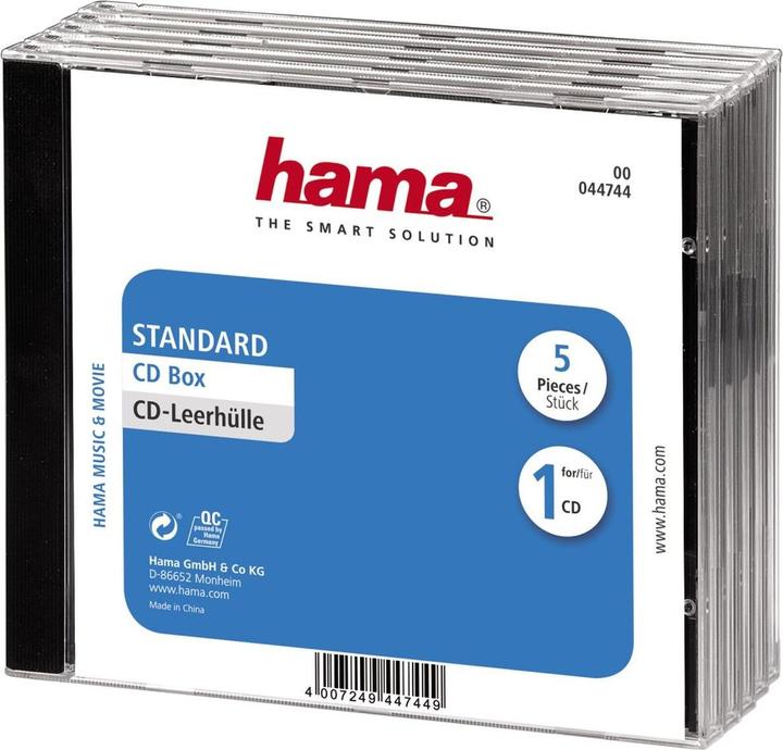 Hama 1x5 CD box jewel case