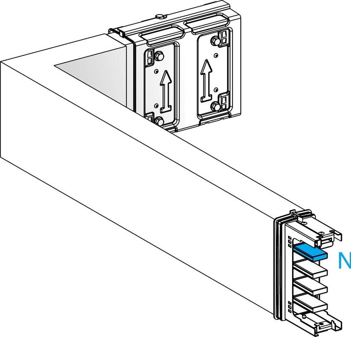Actual product image Schneider Electric SE KSA400DLL41A KSA angle element selector length (Terminal strips)