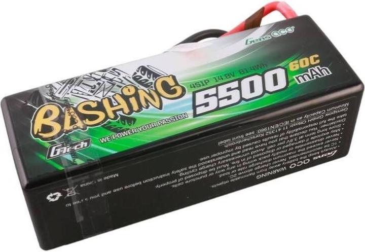 Image du produit Gens Ace G-Tech 5500mAh 4S1P 14.8V 60C HardCase RC car batterie Lipo (14.80 V, 5500 mAh)
