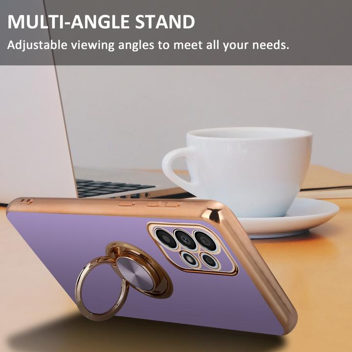 Produktbild Cadorabo Hülle für Samsung Galaxy A33 5G im TPU mit Kameraschutz und Ring LM089 Style (Samsung Galaxy A33 5G)