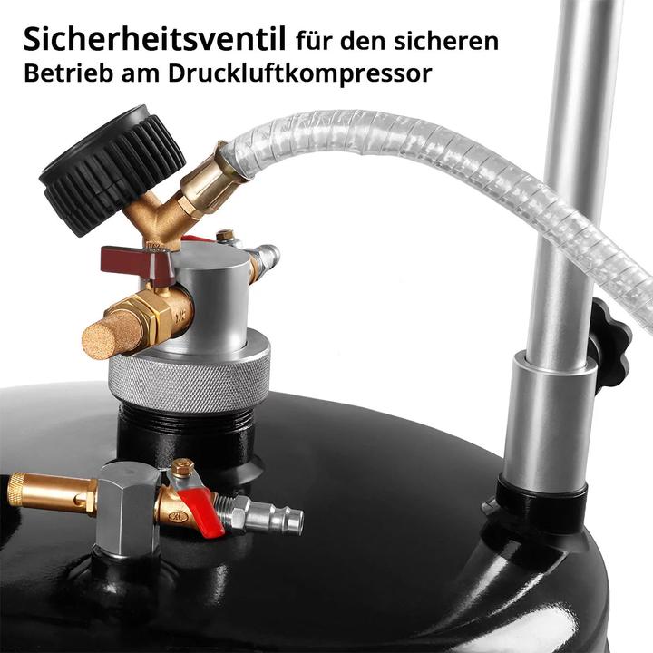 Produktbild Stahlwerk Ölabsauger mit 70 l Volumen, Altölwagen und Ölabscheider, Ölablassgerät für Kfz-Ölwechsel (Absauganlage)