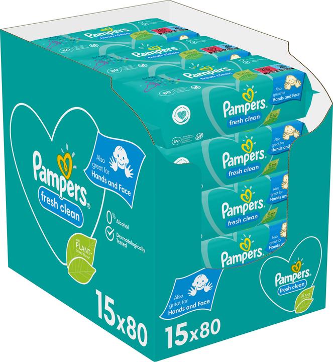 Actual product image Pampers Fresh Clean (1200 Piece)