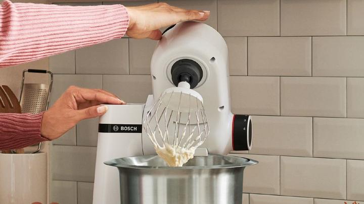 Produktbild Bosch Hausgeräte Serie 2 MUMS2EW01 food processor Stainless steel, White (700 W)