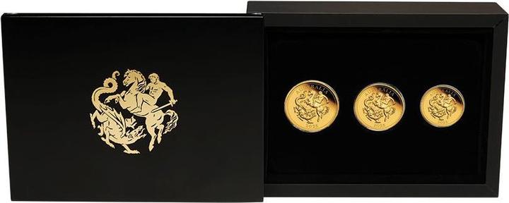 Actual product image The Perth Mint Gold Sovereign 3 Coin Set PP - Perth Mint 2025 (917, 2025)