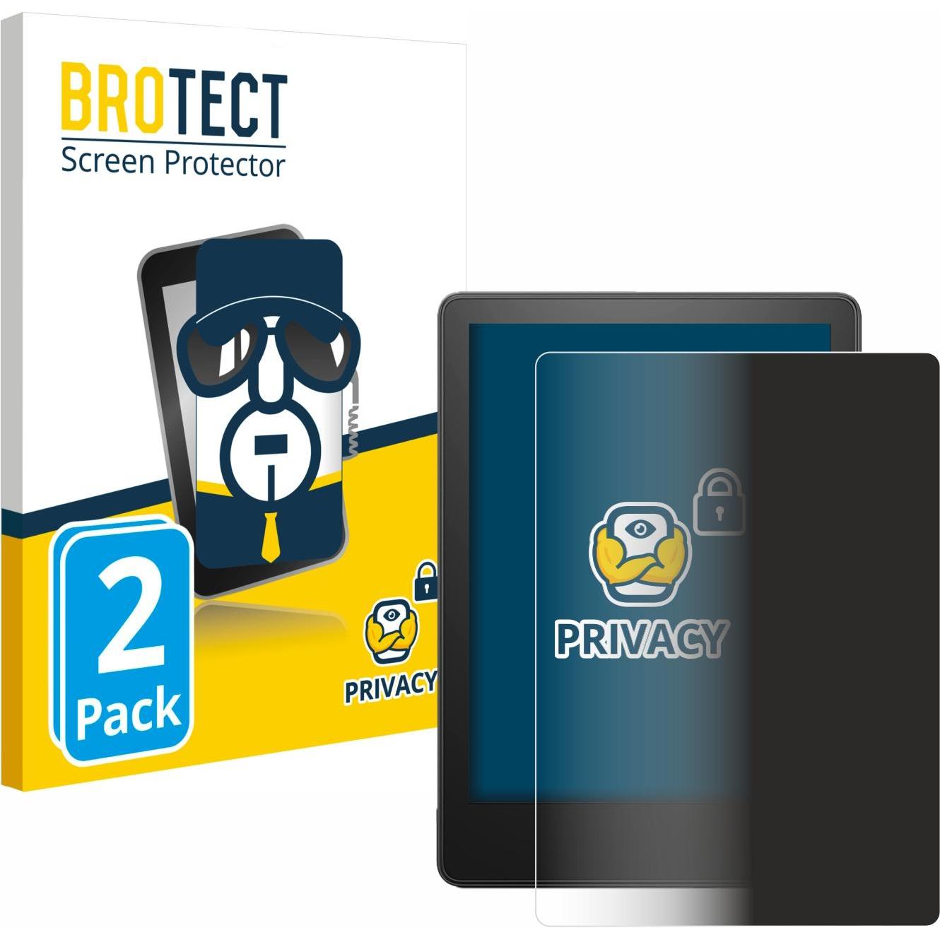 BROTECT Sichtschutzfolie Anti-Spy Privacy Folie Blaulicht-Schutz, eReader Zubehör, Blau