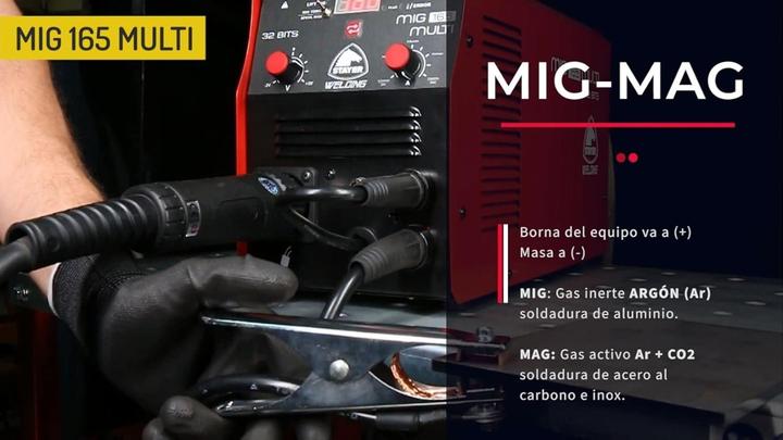 Actual product image Stayer Professional welding machine MIG 165 MULTI