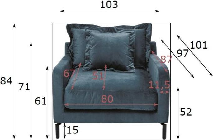 Actual product image Kare Design Armchair Lullaby Taupe