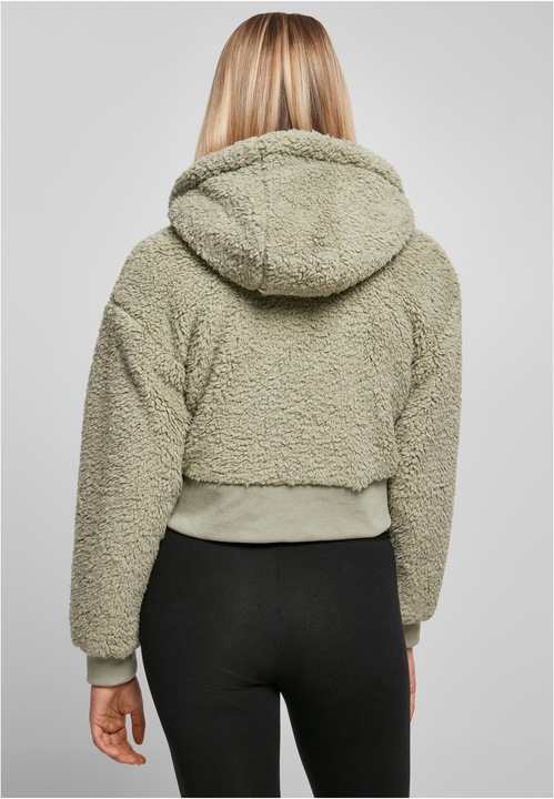 Actual product image Urban Classics Ladies Short Oversized Sherpa Jacket - 16788 (XL)