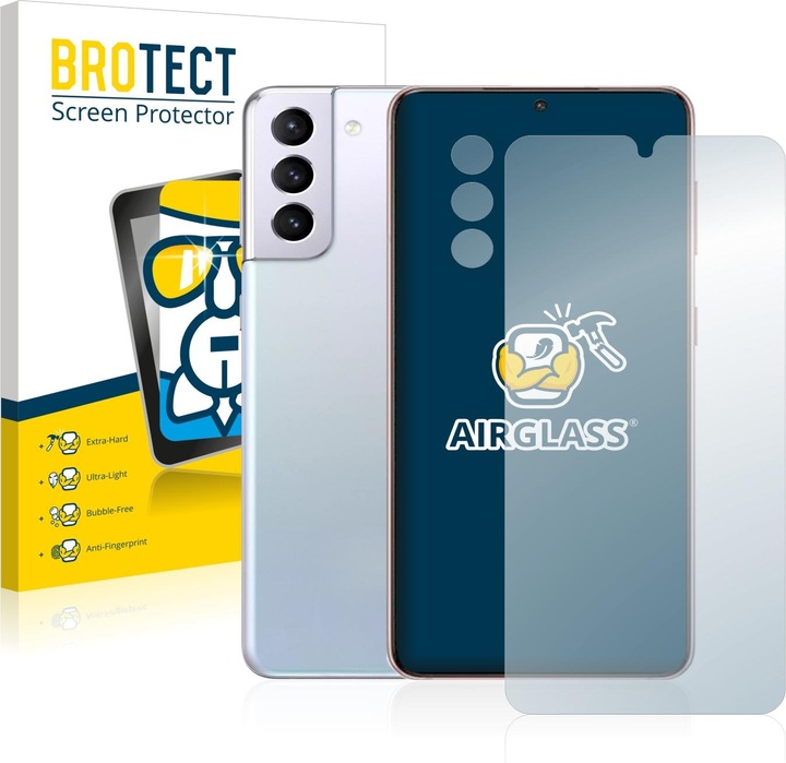 Actual product image BROTECT AirGlass Glass (1 Piece, Samsung Galaxy S21 5G)