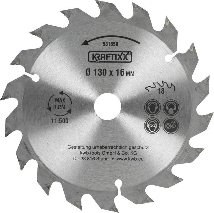 kwb 581859 Circular saw blade 130 x 16 mm 1 pc.