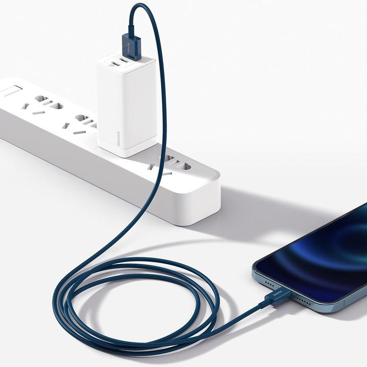 Productafbeelding Baseus Superior Series Kabel USB naar iP 2.4A 1m (blauw) (1 m, USB 2.0)