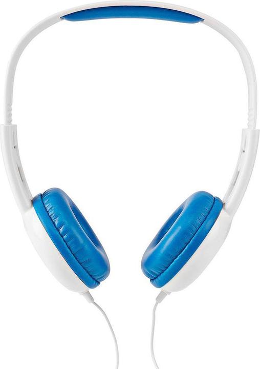 Produktbild Nedis On-Ear-Kopfhörer mit Kabel | 3.5 mm | Seillänge: 1.20 m | 82 dB | Blau (Kabelgebunden)