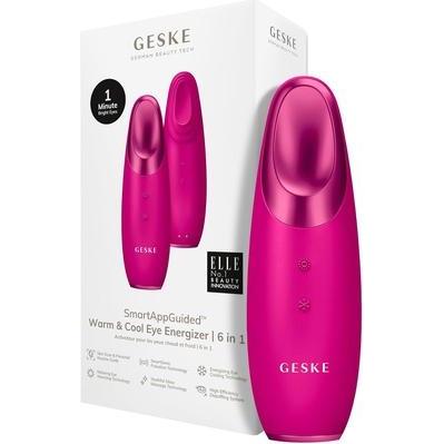 Konjac Sponge, Gesichtspflegegerät, Masażer do oczu Cool & Warm 6w1 Geske z Aplikacją (magenta)
