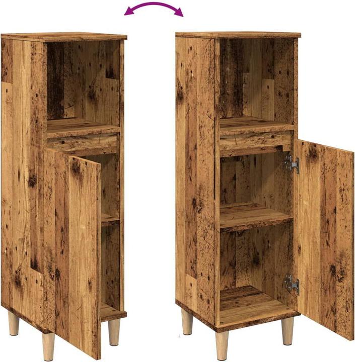 Produktbild vidaXL Badschrank (30 x 30 x 100 cm)