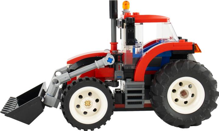 Produktbild LEGO Stein-Experte MOC Traktor mit Lenkung und Zapfwelle + 1 zufaellige Minifigur NEU! 1 Set